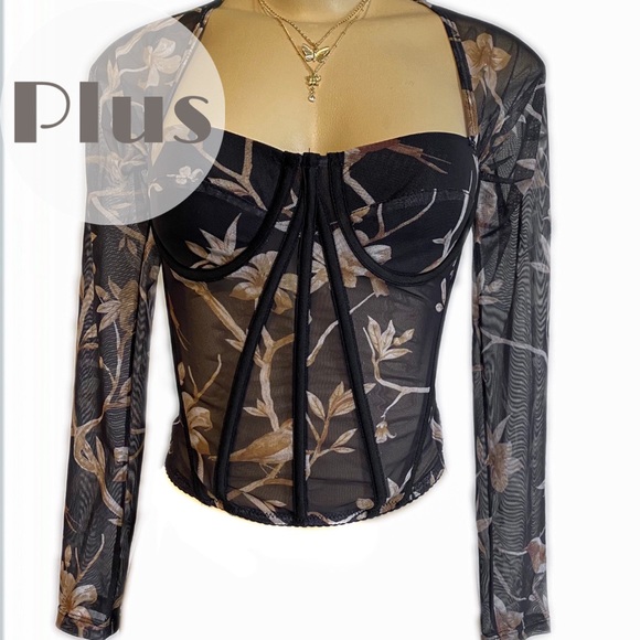 Tops - Beautiful Plus Size Corset Top